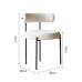 uurshome Modern White Dining Chair – Sleek and Minimalist Seating for Contemporary Dining Rooms